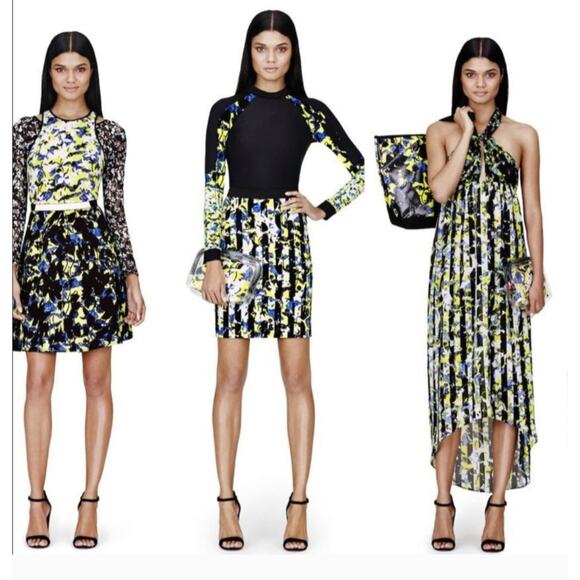 ⭐️NWOT Peter Pilotto Target Green Floral Abstract Swim Cover Up Sz L - Picture 1 of 6